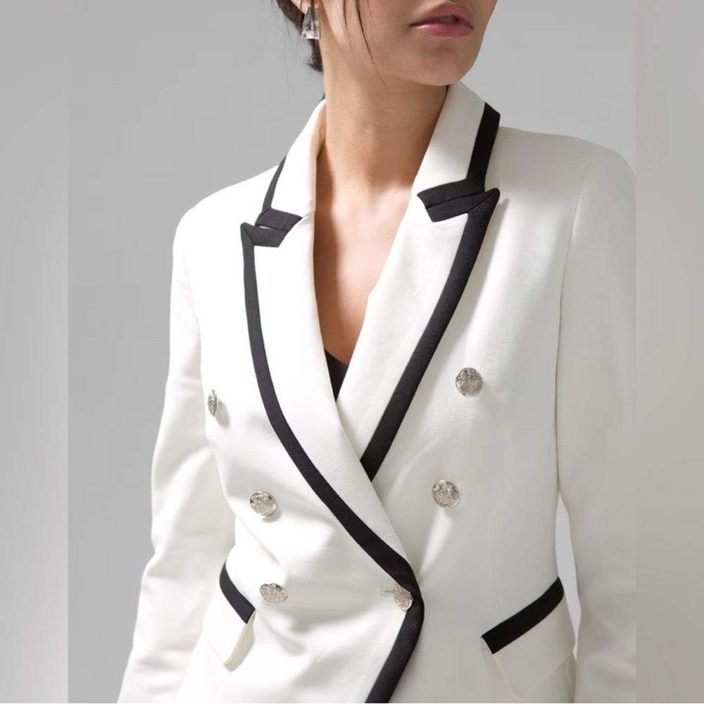 WHBM Contrast Studio Blazer NWT
